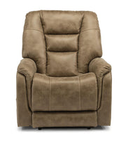 Flexsteel Theo Power Recliner with Power Headrest and Lumbar - Furniture City (CA)l