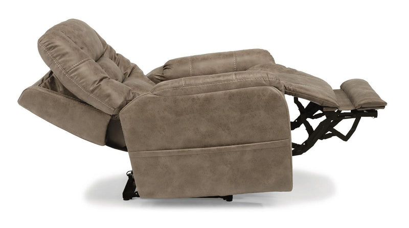 Flexsteel Theo Power Recliner with Power Headrest and Lumbar - Furniture City (CA)l