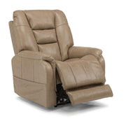 Flexsteel Theo Power Recliner with Power Headrest and Lumbar - Furniture City (CA)l