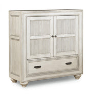 Flexsteel Wynwood Harmony Media Chest in White Wood - Furniture City (CA)l