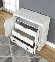 Flexsteel Wynwood Harmony Media Chest in White Wood - Furniture City (CA)l