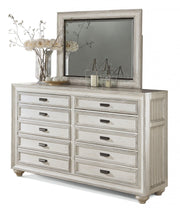 Flexsteel Wynwood Harmony Mirror in White Wood - Furniture City (CA)l