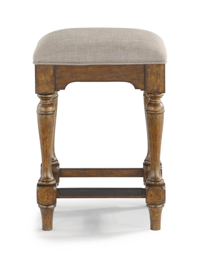Flexsteel Wynwood Plymouth Bar Stool in Brown (Set of 2) - Furniture City (CA)l