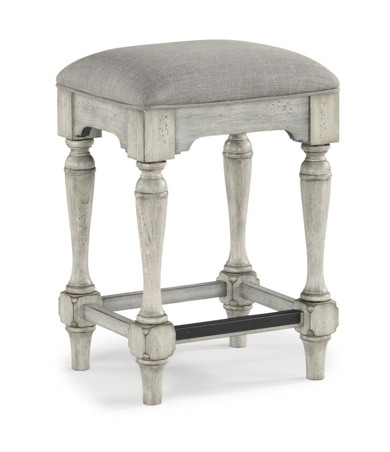 Flexsteel Wynwood Plymouth Bar Stool in Gray (Set of 2) - Furniture City (CA)l