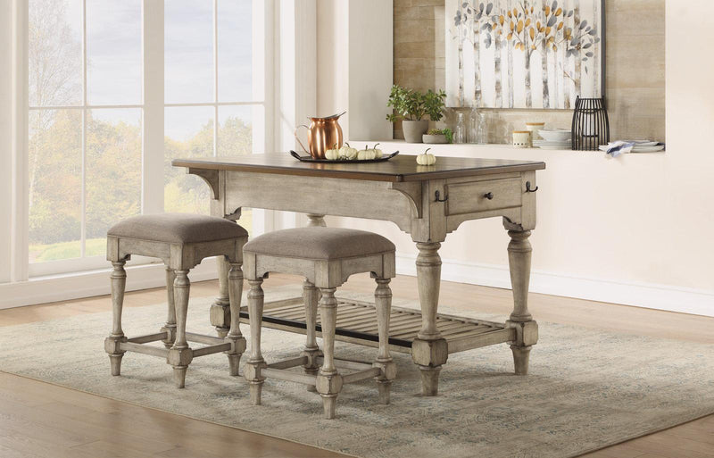 Flexsteel Wynwood Plymouth Bar Stool in Gray (Set of 2) - Furniture City (CA)l