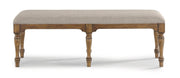 Flexsteel Wynwood Plymouth Bench in Brown - Furniture City (CA)l