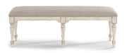 Flexsteel Wynwood Plymouth Bench in Gray - Furniture City (CA)l