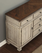 Flexsteel Wynwood Plymouth Buffet in Two-Toned - Furniture City (CA)l