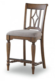 Flexsteel Wynwood Plymouth Counter Chair (Set of 2) in Brown - Furniture City (CA)l