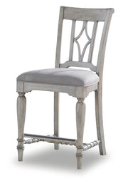 Flexsteel Wynwood Plymouth Counter Chair (Set of 2) in Gray - Furniture City (CA)l