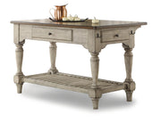 Flexsteel Wynwood Plymouth Kitchen Island in Two-Toned - Furniture City (CA)l