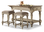 Flexsteel Wynwood Plymouth Kitchen Island in Two-Toned - Furniture City (CA)l