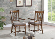 Flexsteel Wynwood Plymouth Upholstered Arm Chair (Set of 2) in Brown - Furniture City (CA)l