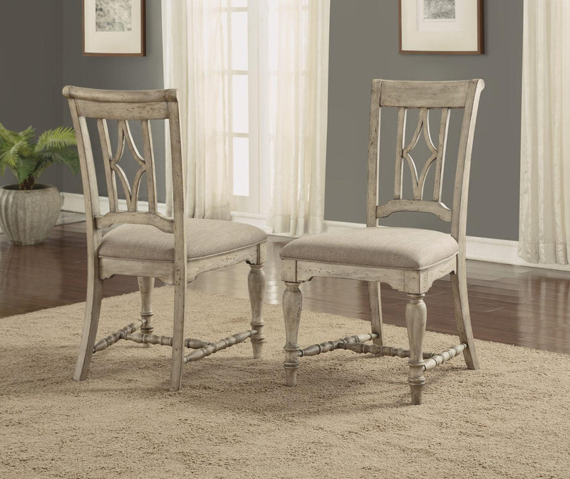 Flexsteel Wynwood Plymouth Upholstered Side Chair (Set of 2) in Gray - Furniture City (CA)l