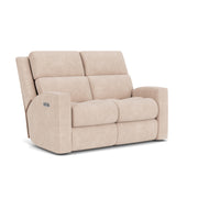 Score 2805-60L Power Reclining Loveseat with Power Headrests & Lumbar - Furniture City (CA)l