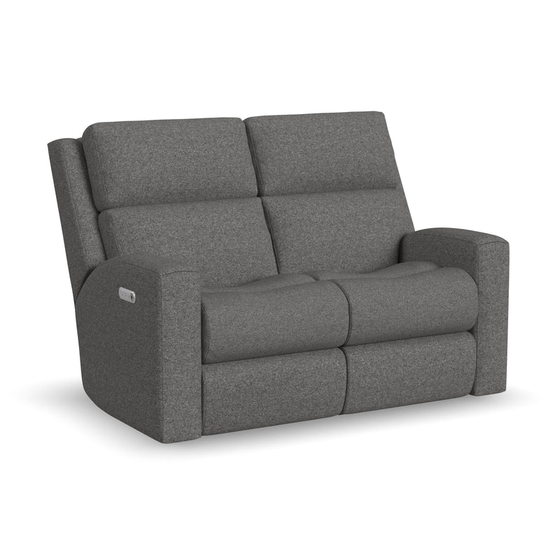Score 2805-60L Power Reclining Loveseat with Power Headrests & Lumbar - Furniture City (CA)l