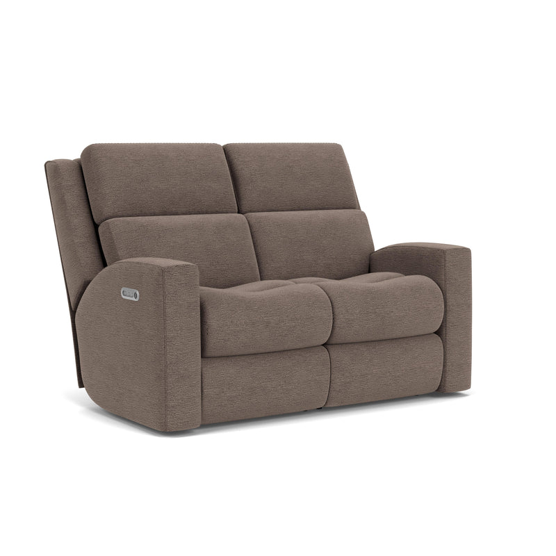Score 2805-60L Power Reclining Loveseat with Power Headrests & Lumbar - Furniture City (CA)l