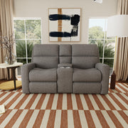 Score 2805-601L Power Reclining Loveseat with Console & Power Headrests & Lumbar - Furniture City (CA)l