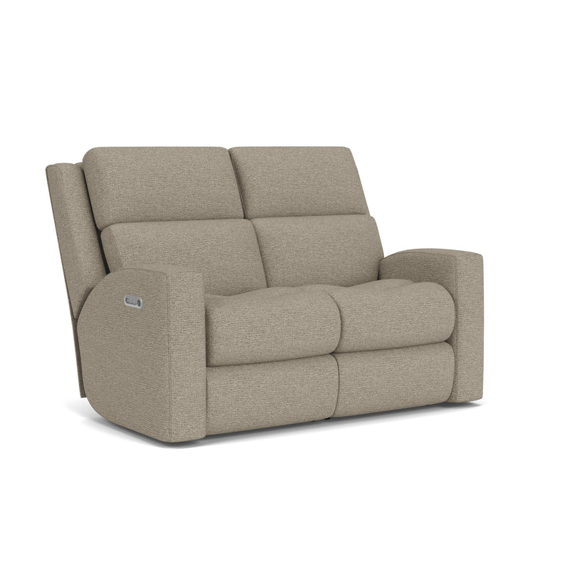 Score 2805-60L Power Reclining Loveseat with Power Headrests & Lumbar - Furniture City (CA)l