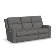 Score 2805-62L Power Reclining Sofa with Power Headrests & Lumbar - Furniture City (CA)l