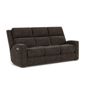 Score 2805-62L Power Reclining Sofa with Power Headrests & Lumbar - Furniture City (CA)l