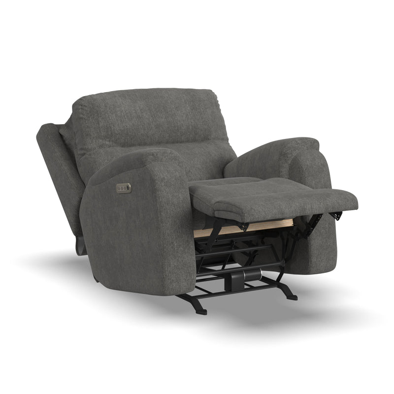Penn 2860-51L Power Rocking Recliner with Power Headrest & Lumbar - Furniture City (CA)l