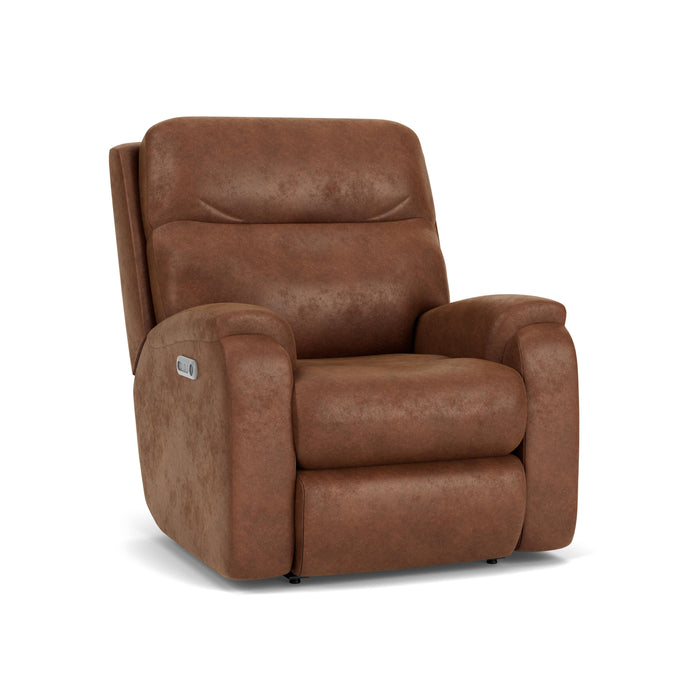 Penn 2860-51L Power Rocking Recliner with Power Headrest & Lumbar