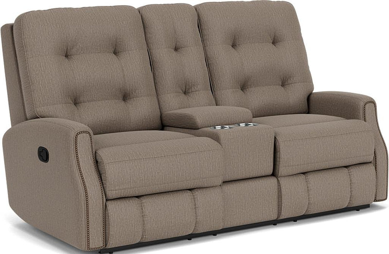 Devon 2881-601 Reclining Loveseat with Console - Furniture City (CA)l