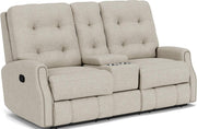 Devon 2881-601 Reclining Loveseat with Console - Furniture City (CA)l