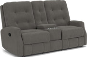 Devon 2882-601 Reclining Loveseat with Console - Furniture City (CA)l