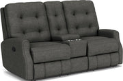 Devon 2882-601 Reclining Loveseat with Console - Furniture City (CA)l