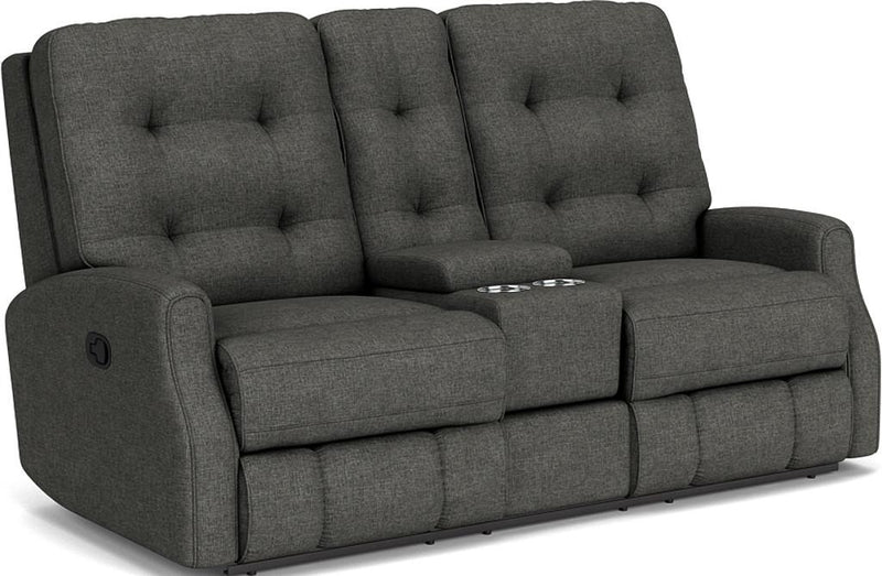 Devon 2882-601 Reclining Loveseat with Console - Furniture City (CA)l