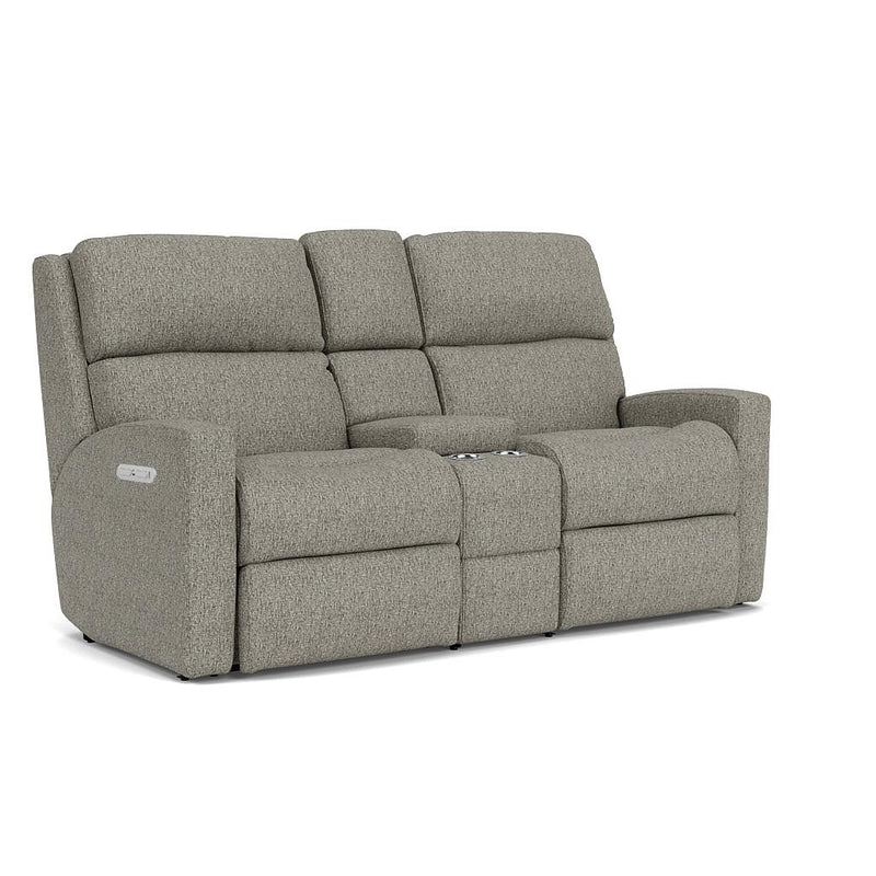 Catalina 2900-601H Power Reclining Loveseat with Console & Power Headrests - Furniture City (CA)l