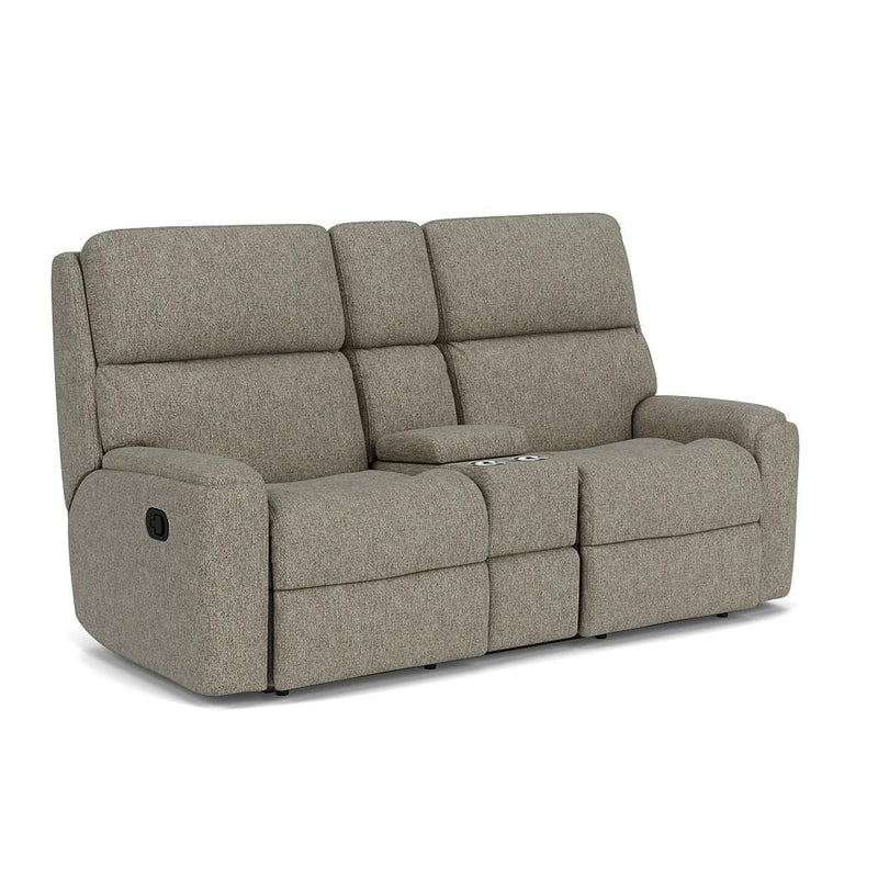 Rio 2904-601 Reclining Loveseat with Console - Furniture City (CA)l