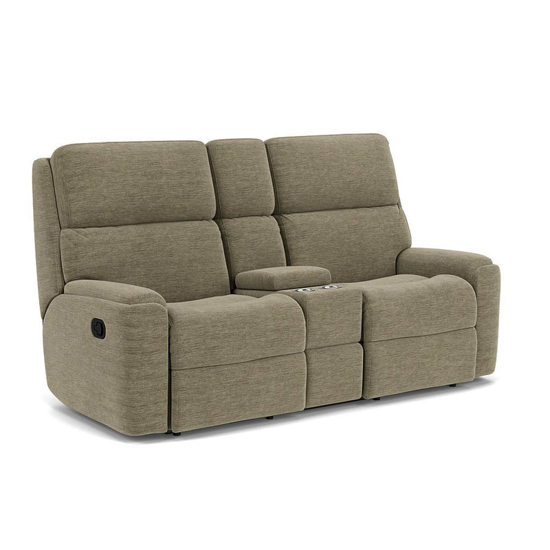 Rio 2904-601 Reclining Loveseat with Console - Furniture City (CA)l