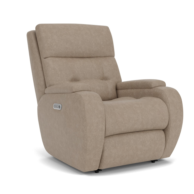 Strait 2906-50H Power Recliner with Power Headrest - Furniture City (CA)l