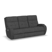 Strait 2906-62H Power Reclining Sofa with Power Headrests - Furniture City (CA)l