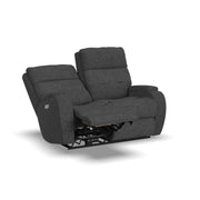 Strait 2906-60H Power Reclining Loveseat with Power Headrests - Furniture City (CA)l