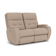 Strait 2906-60H Power Reclining Loveseat with Power Headrests - Furniture City (CA)l