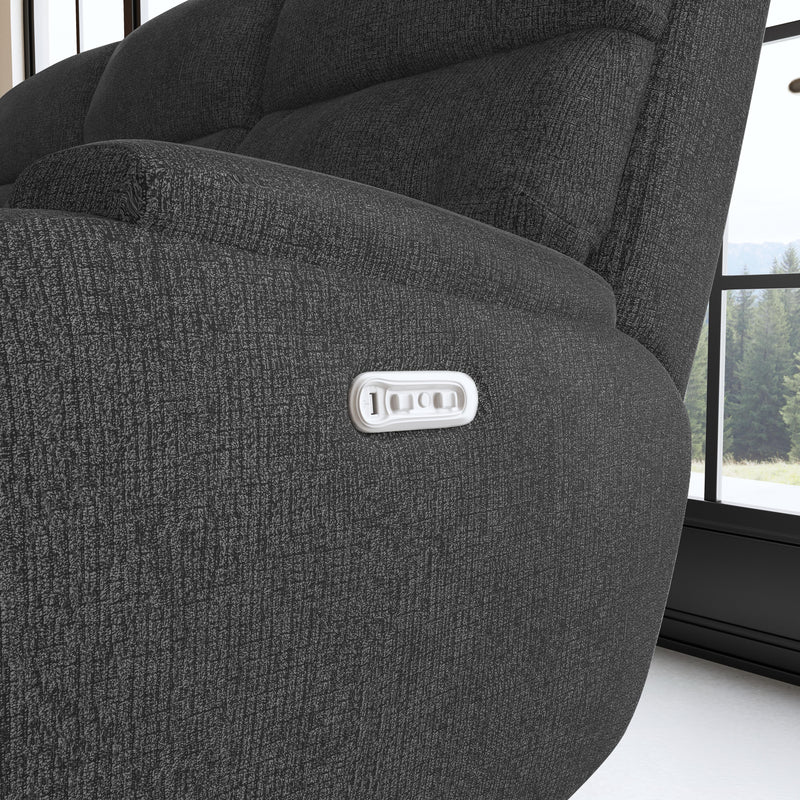 Strait 2906-62H Power Reclining Sofa with Power Headrests - Furniture City (CA)l