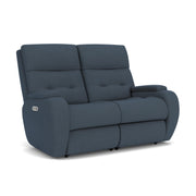 Strait 2906-60H Power Reclining Loveseat with Power Headrests - Furniture City (CA)l