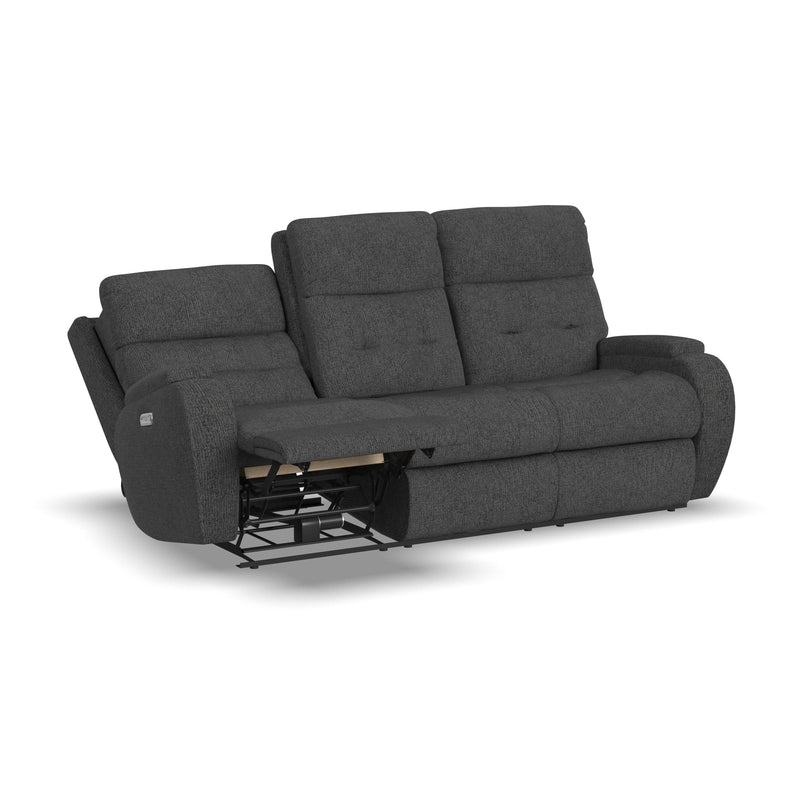 Strait 2906-62H Power Reclining Sofa with Power Headrests - Furniture City (CA)l