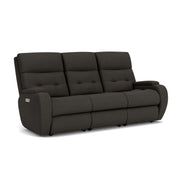 Strait 2906-62H Power Reclining Sofa with Power Headrests - Furniture City (CA)l