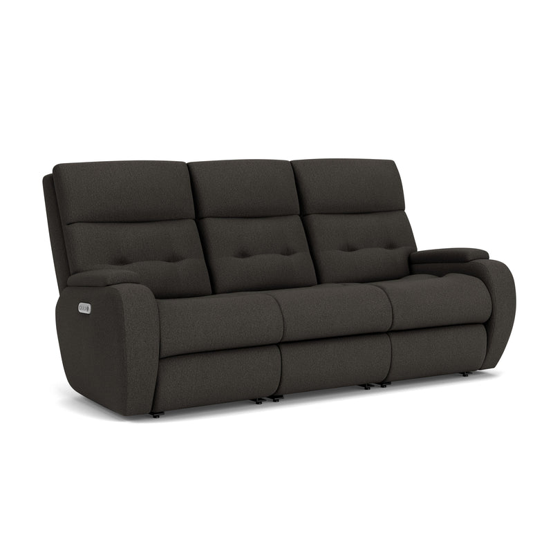 Strait 2906-62H Power Reclining Sofa with Power Headrests - Furniture City (CA)l