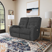 Strait 2906-60H Power Reclining Loveseat with Power Headrests - Furniture City (CA)l