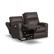 Score B3805-60L Power Reclining Loveseat with Power Headrests & Lumbar - Furniture City (CA)l