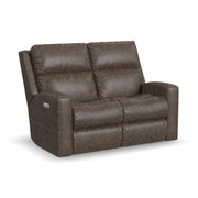 Score B3805-60L Power Reclining Loveseat with Power Headrests & Lumbar - Furniture City (CA)l