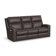Score B3805-62L Power Reclining Sofa with Power Headrests & Lumbar - Furniture City (CA)l