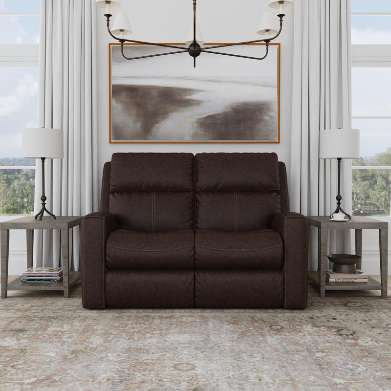 Score B3805-60L Power Reclining Loveseat with Power Headrests & Lumbar - Furniture City (CA)l
