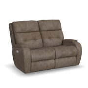 Strait B3906-60H Power Reclining Loveseat with Power Headrests - Furniture City (CA)l